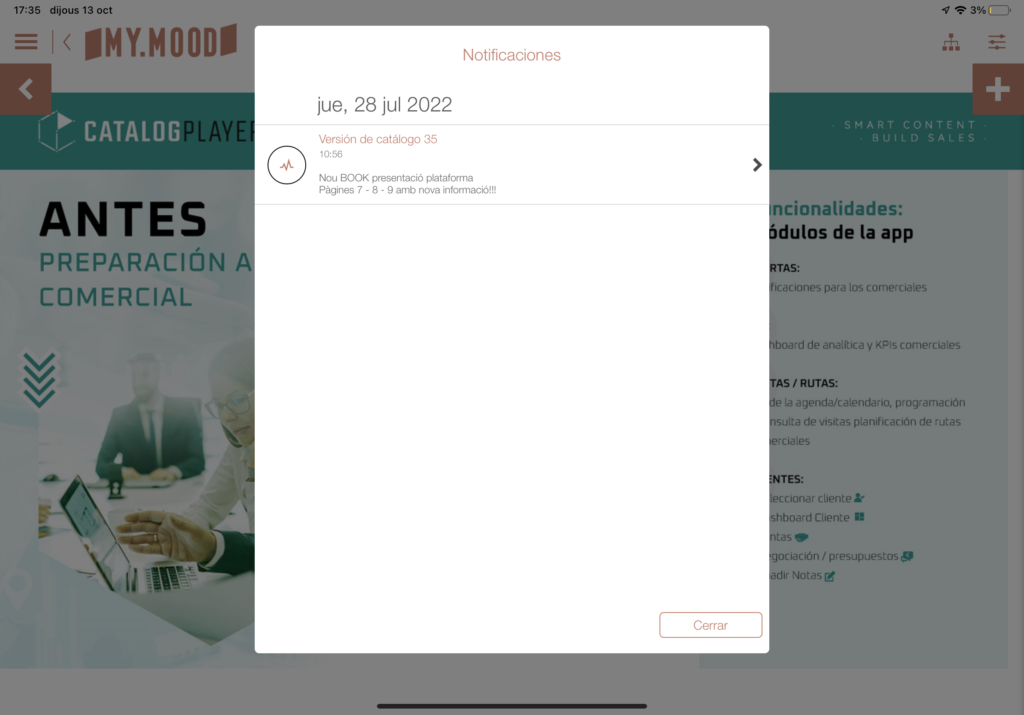 APP Notificacions - CatalogPlayer