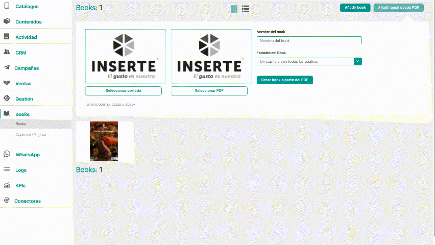 Books desde PDF - CatalogPlayer